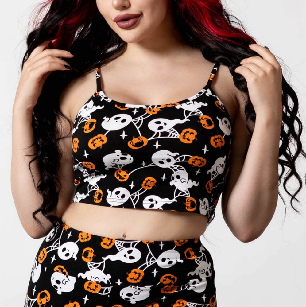 Killstar Haunted Pumpkin Cropped Cami